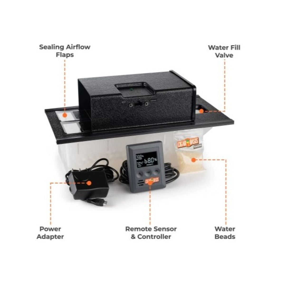 Embers & Leaves – Large Humidor Cabinet