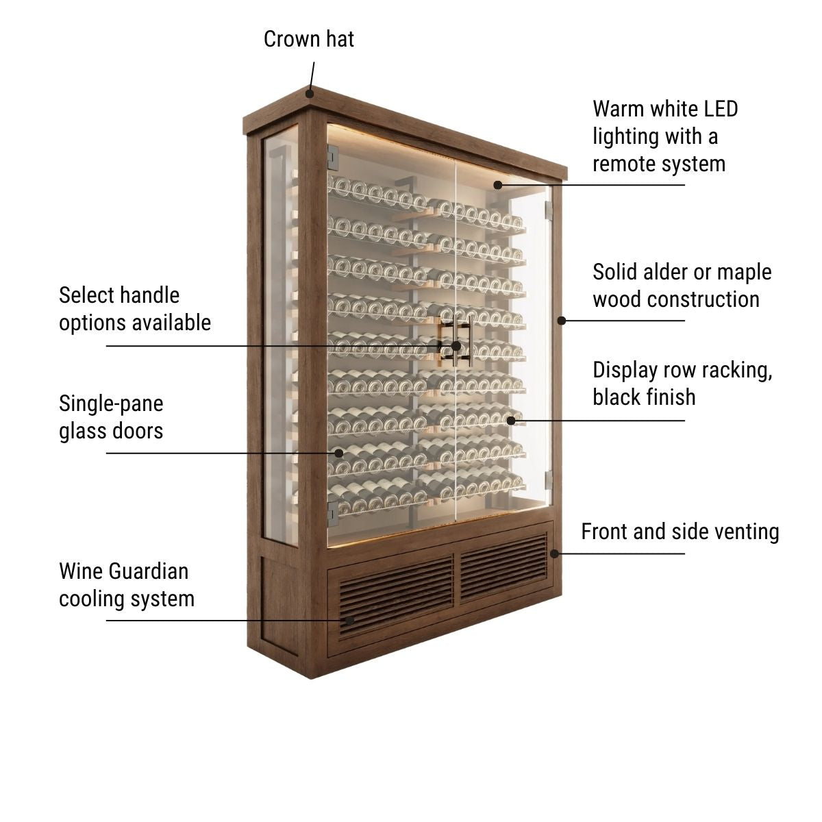 domain-wine-cabinet – wine cabinet by Grandeur Furnishings