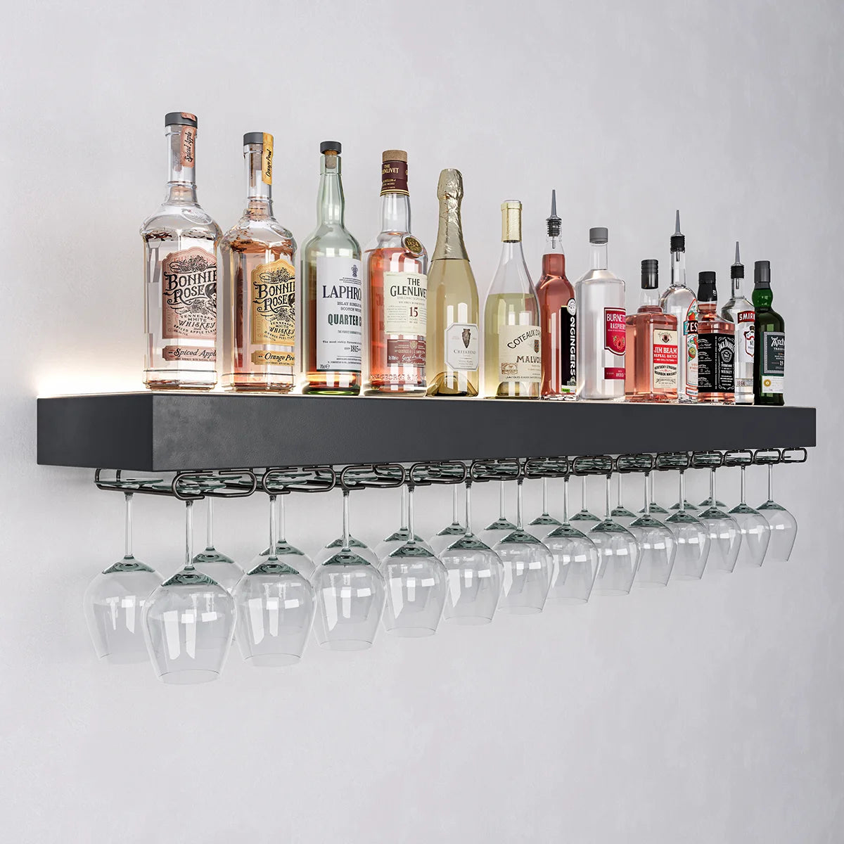 led-floating-bar-shelf-26 – wine cabinet by Grandeur Furnishings