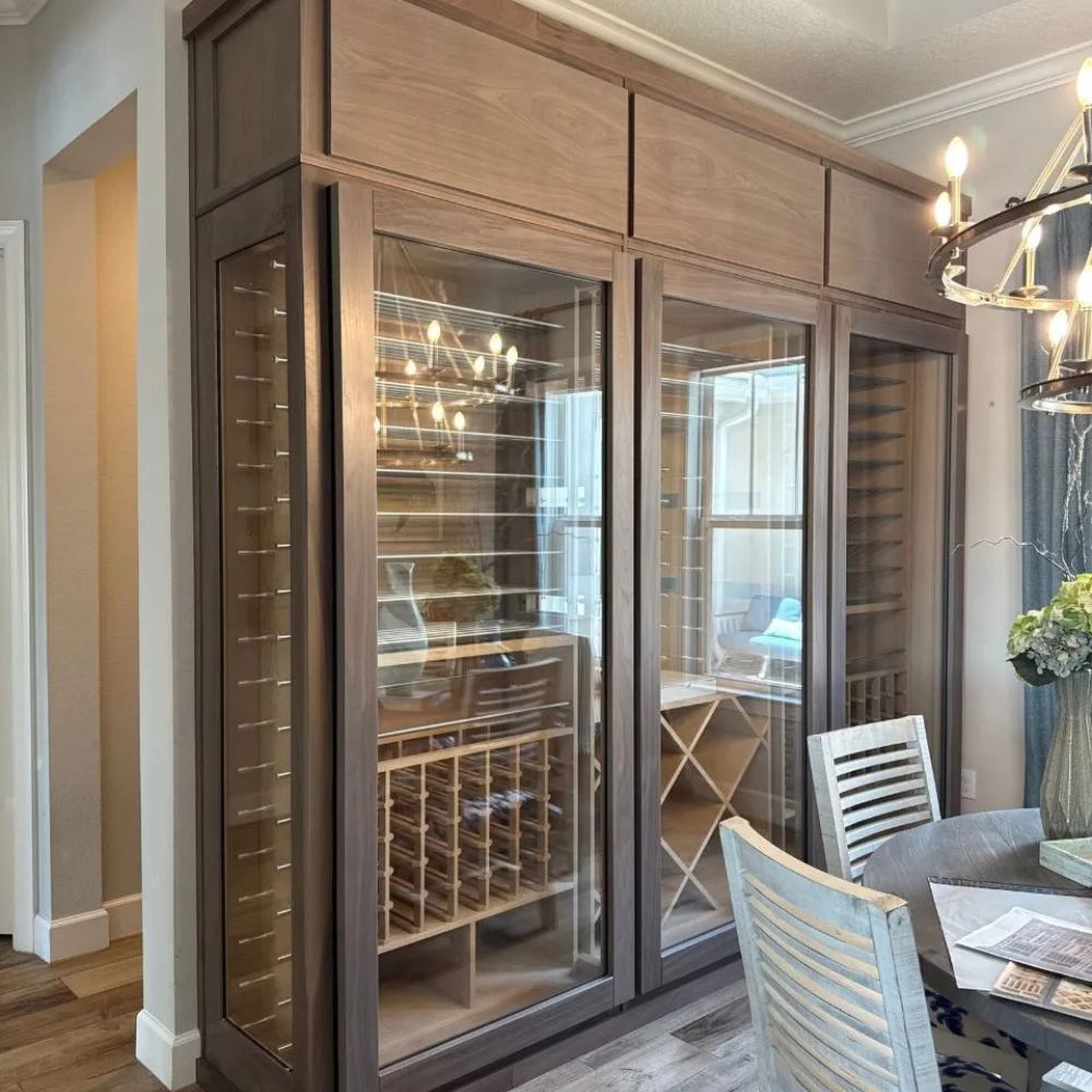 Custom Conditioned Wine Cabinets