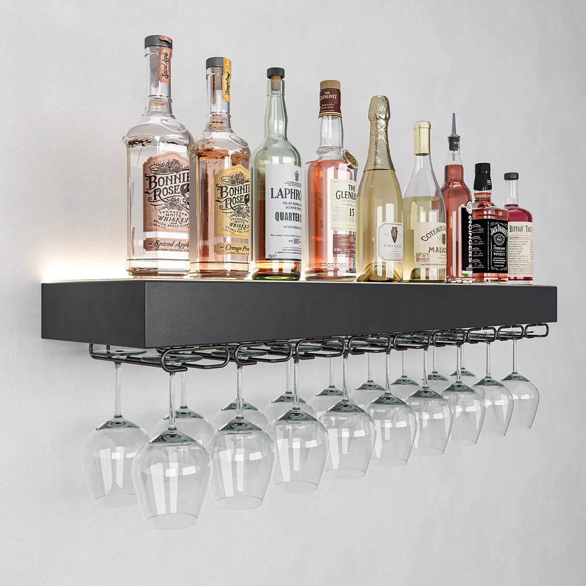 Floating Bar Shelves