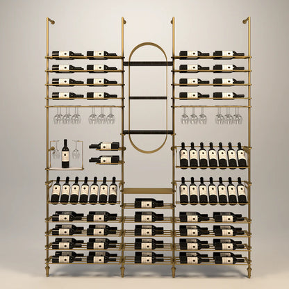 lombardy-wine-wall-103-bottles – wine cabinet by Grandeur Furnishings