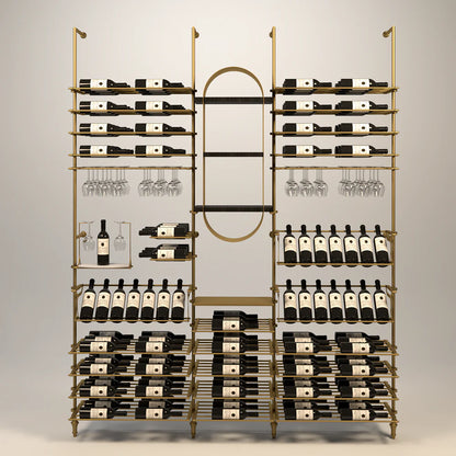 lombardy-wine-wall-142-bottles – wine cabinet by Grandeur Furnishings