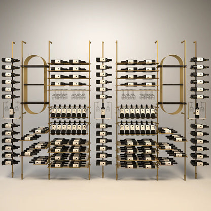 calabria-wine-wall-233-bottles – wine cabinet by Grandeur Furnishings