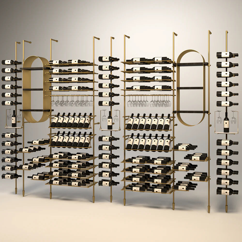 calabria-wine-wall-233-bottles – wine cabinet by Grandeur Furnishings