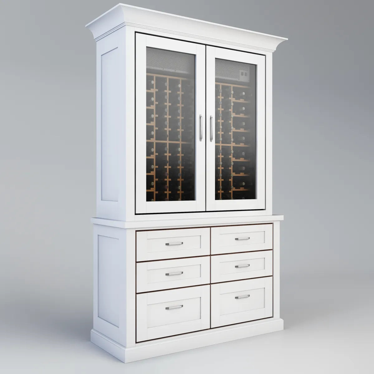 classic-series-2-door-wine-cabinet – wine cabinet by Grandeur Furnishings
