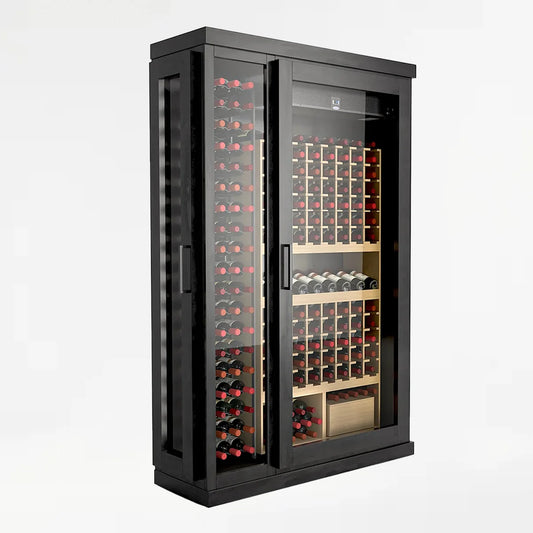 contoro-left-wine-cabinet – wine cabinet by Grandeur Furnishings