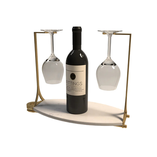 wine-stemware-duo-shelf – wine cabinet by Grandeur Furnishings