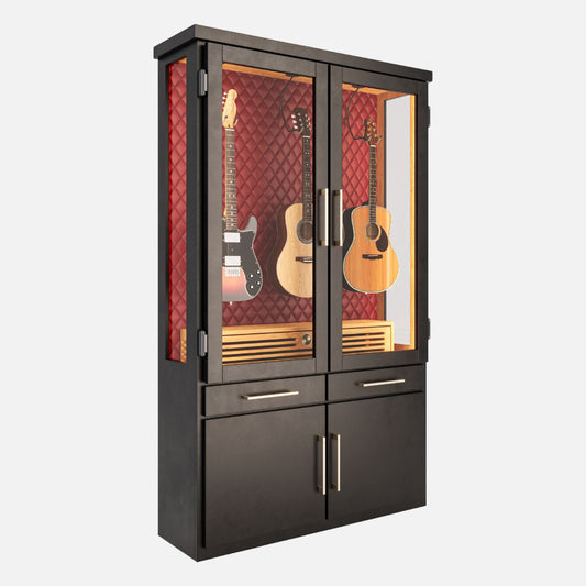 backstage-vault-humidity-controlled-cabinet – wine cabinet by Grandeur Furnishings