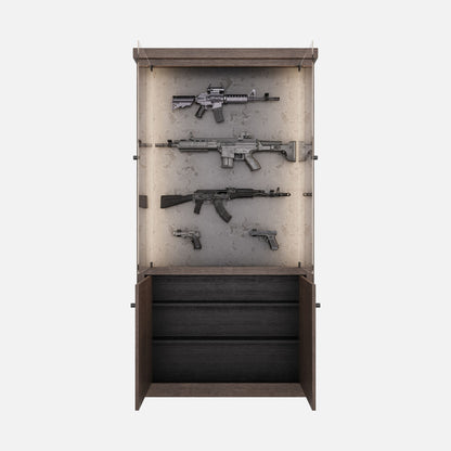 gun-display-cabinet-gunner-model – wine cabinet by Grandeur Furnishings