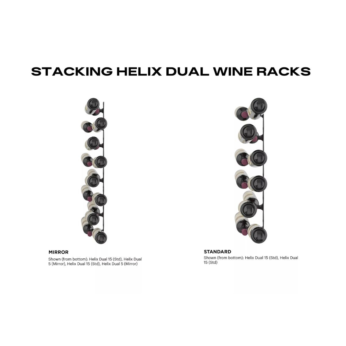 Helix Dual 5 racks mirror vs standard