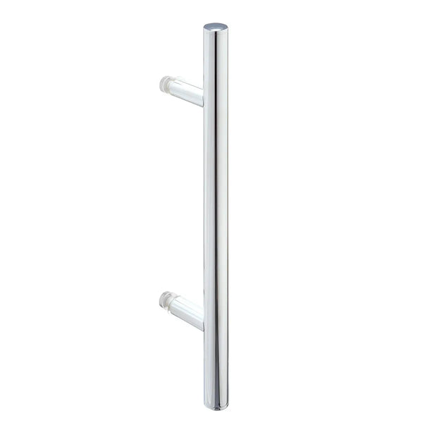 Counterpoint 8" c/c, 16" overall Single-Sided Pull with 1" Diameter - Polished Chrome