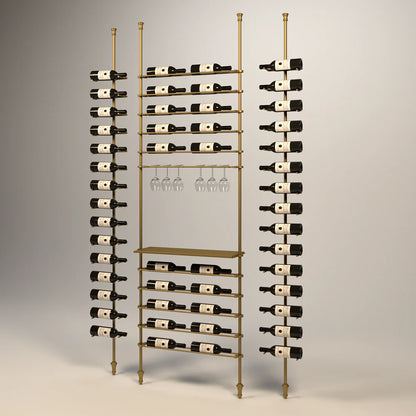 lazio-wine-wall-50-bottles – wine cabinet by Grandeur Furnishings