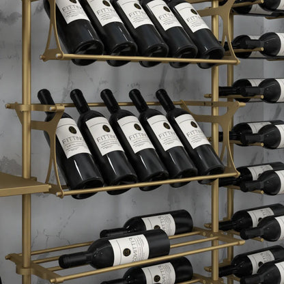 marche-wine-wall-128-bottles – wine cabinet by Grandeur Furnishings