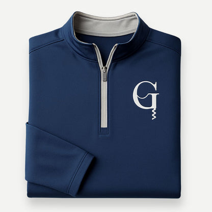 men-s-half-zip-golf-pullover – wine cabinet by Grandeur Furnishings