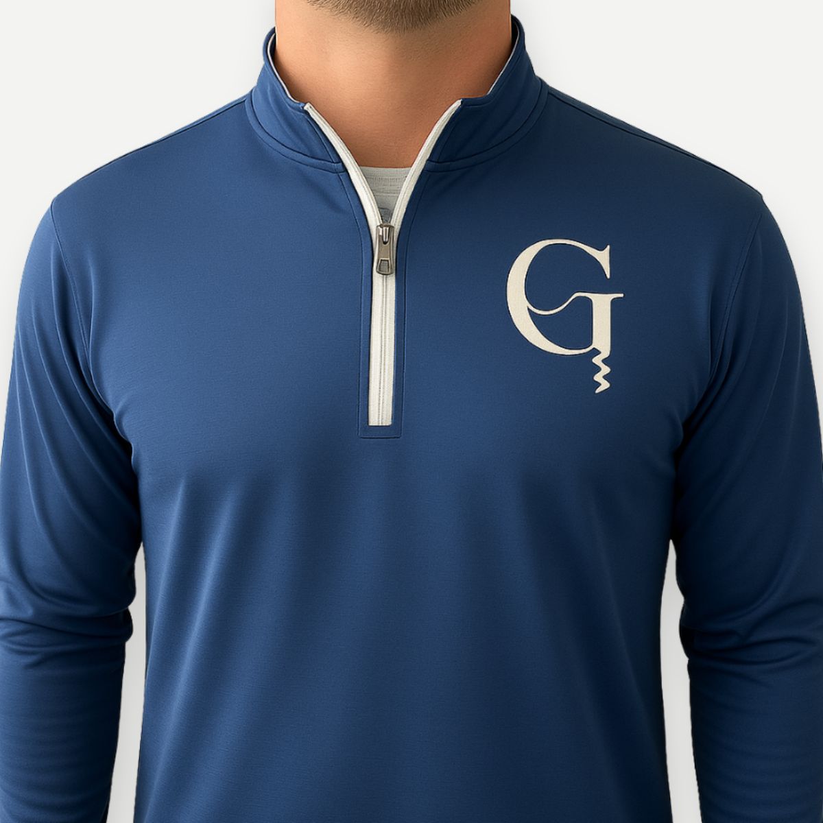 men-s-half-zip-golf-pullover – wine cabinet by Grandeur Furnishings