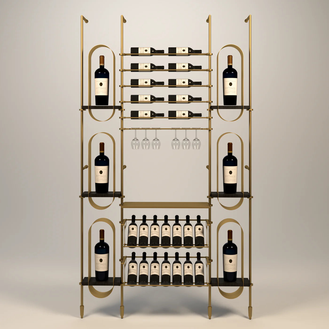 piedmont-wine-wall-26-bottles – wine cabinet by Grandeur Furnishings