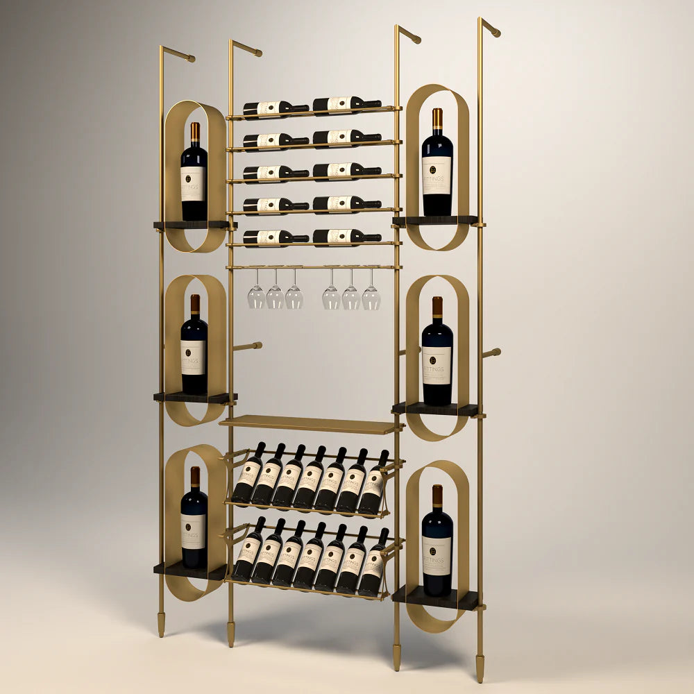 piedmont-wine-wall-26-bottles – wine cabinet by Grandeur Furnishings