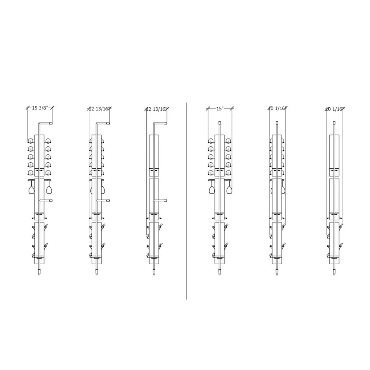 piedmont-wine-wall-26-bottles – wine cabinet by Grandeur Furnishings