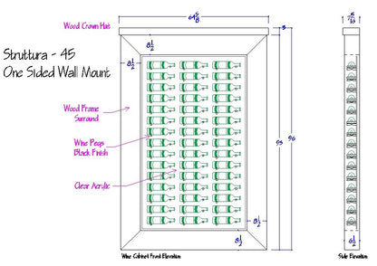 struttura-45-wine-racking – wine cabinet by Grandeur Furnishings