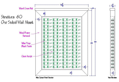 struttura-60-wine-racking – wine cabinet by Grandeur Furnishings