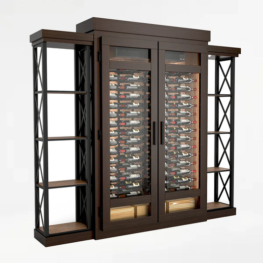 the-industrial-wine-cabinet – wine cabinet by Grandeur Furnishings