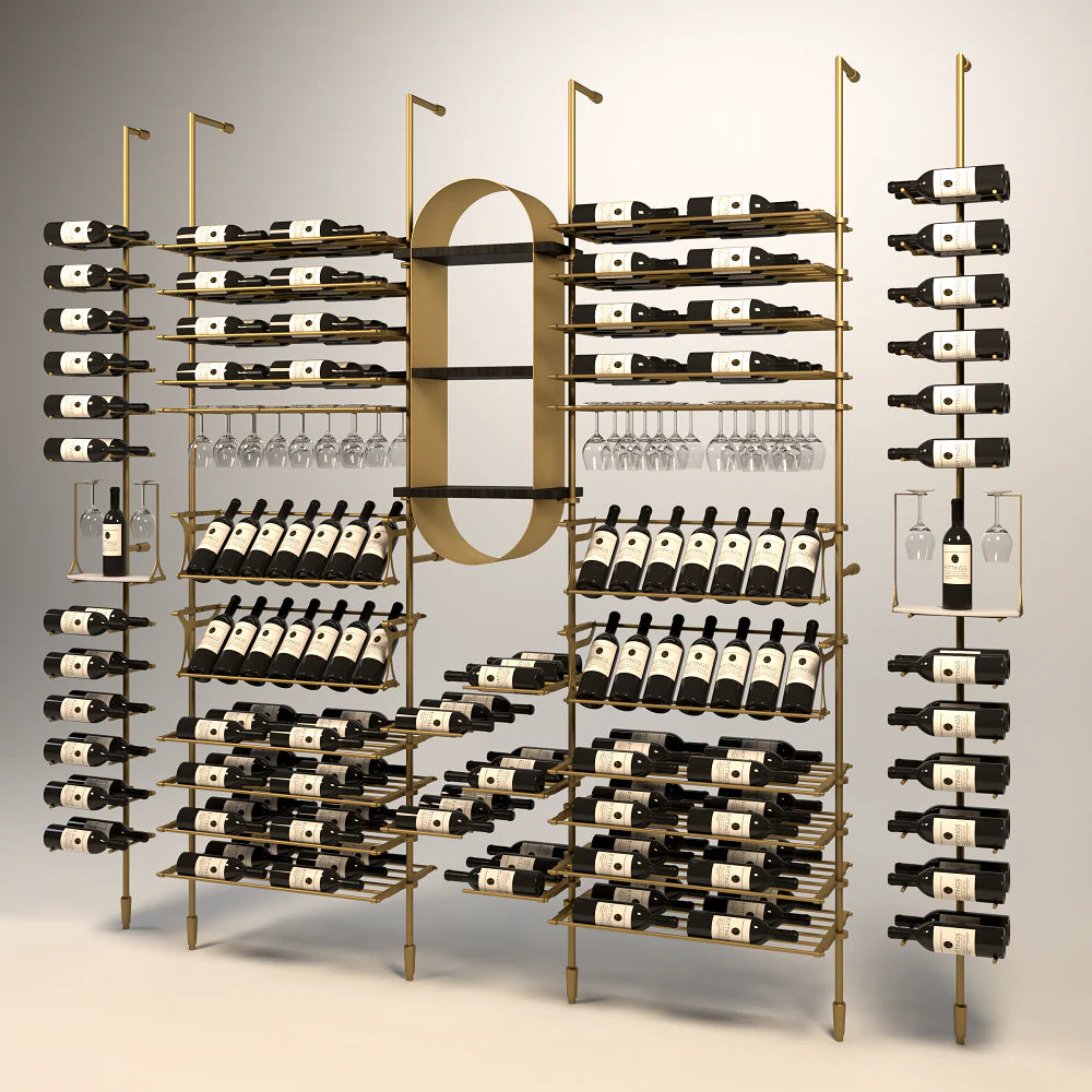 tuscany-wine-wall-193-bottles – wine cabinet by Grandeur Furnishings