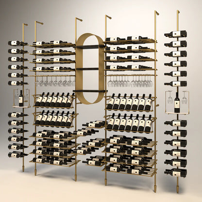 tuscany-wine-wall-193-bottles – wine cabinet by Grandeur Furnishings