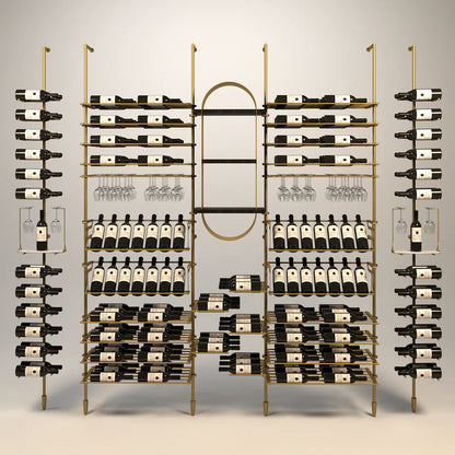 tuscany-wine-wall-193-bottles – wine cabinet by Grandeur Furnishings