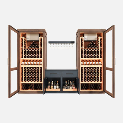 twin-reserve-wine-cabinet – wine cabinet by Grandeur Furnishings