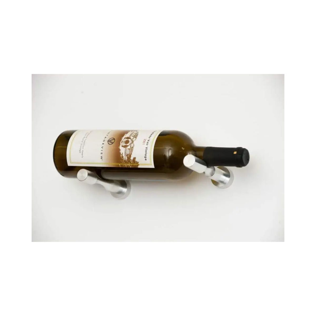 Vino Pins 1 dry wall-mounted in milled aluminum