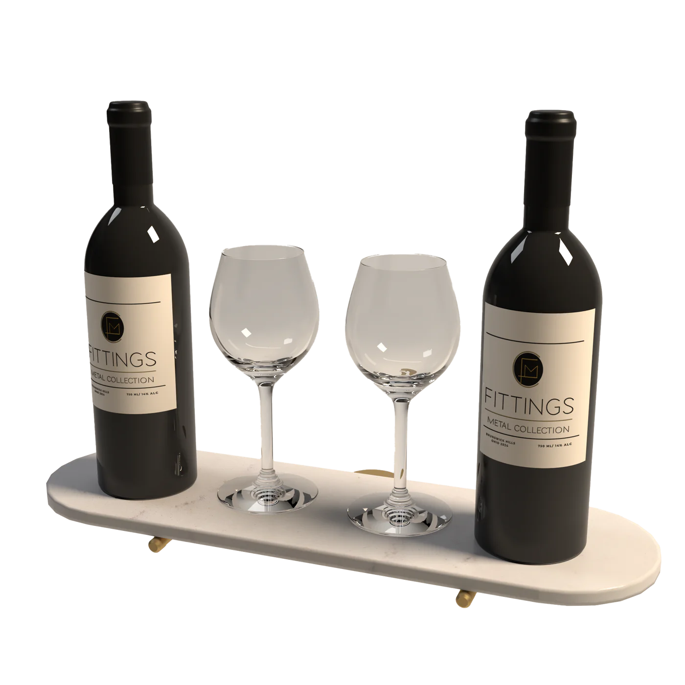 wine-stemware-display-shelf – wine cabinet by Grandeur Furnishings
