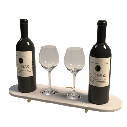 wine-stemware-display-shelf – wine cabinet by Grandeur Furnishings