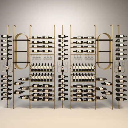 calabria-wine-wall-191-bottles – wine cabinet by Grandeur Furnishings