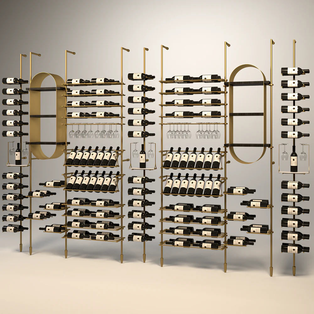 calabria-wine-wall-191-bottles – wine cabinet by Grandeur Furnishings