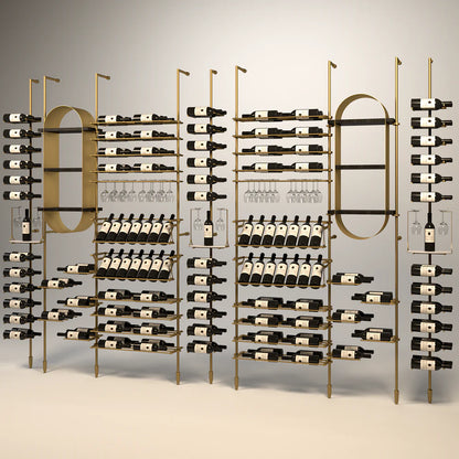 calabria-wine-wall-191-bottles – wine cabinet by Grandeur Furnishings