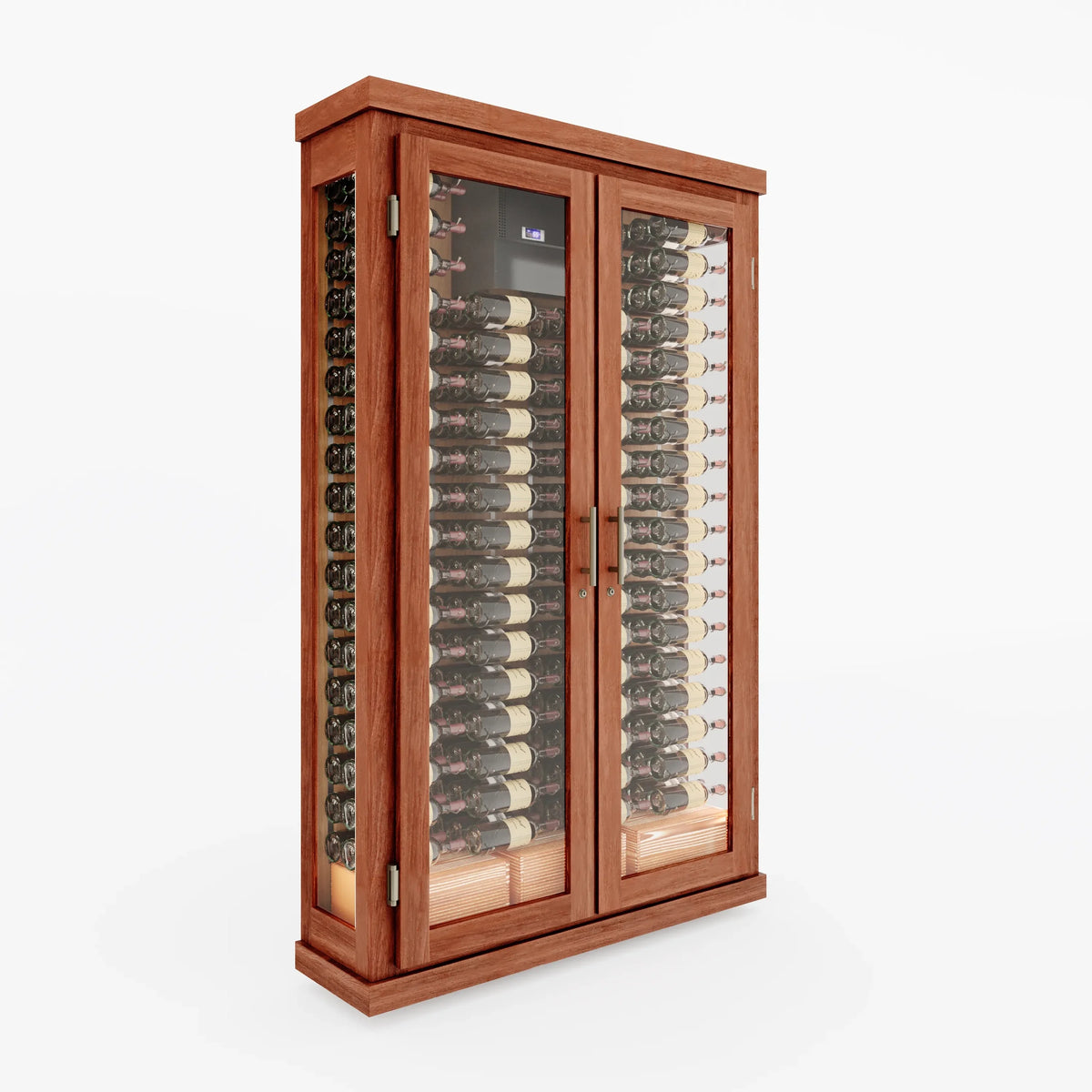 Cantina Wine Cabinet | 198 Bottle Slim Wine Storage – Grandeur Furnishings