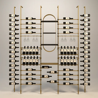 marche-wine-wall-76-bottles – wine cabinet by Grandeur Furnishings